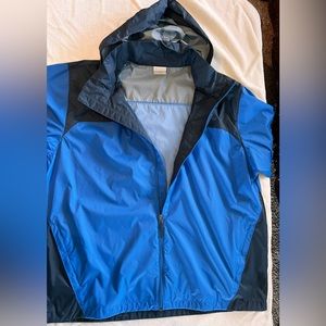 Columbia Full zip hoodie windbreaker 2XL